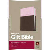 NLT Premium Gift Bible, TutonePink/D Brown