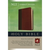 NLT Compact Bible Tutone Brown/Tan