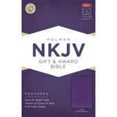 NKJV Gift And Award Bible Purple