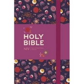 NIV Pocket Floral Notebook Bible