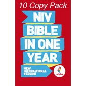 NIV Alpha Bible In One Year 10 Copy Pack