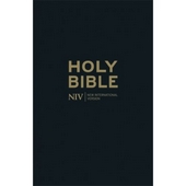 NIV - Thinline Black Leather Bible