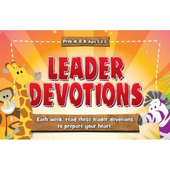 Buzz Pre-K&K: Kingdom Safari Leader Devotions Fall 2017