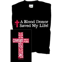 T-Shirt - Blood Donor - Black - Small