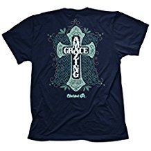 Cherished Girl T-Shirt Amazing Grace Cross Adult XL