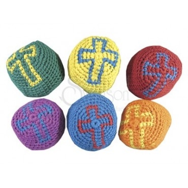 Religious Cross Knitted Balls