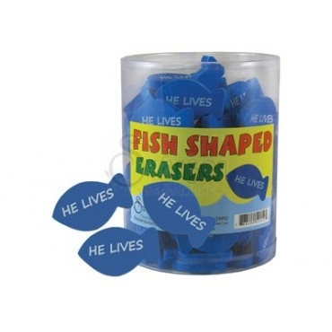 Eraser He Lives Fish Pk 96