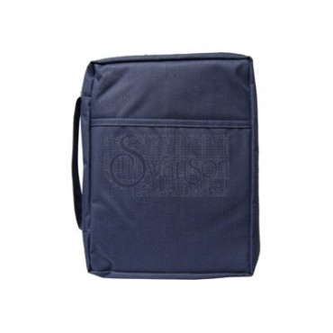 Bible Cover Plain Navy Sm