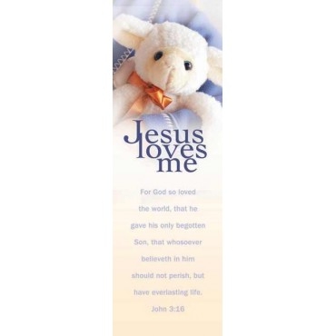 Jesus Loves Me - John 3:16 KJB (Pack of 25)