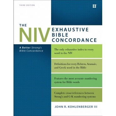 NIV Exhaustive Bible Concordance, Third Edition, The