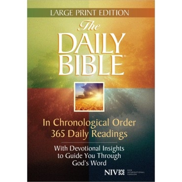 NIV Daily Bible Large print H/B