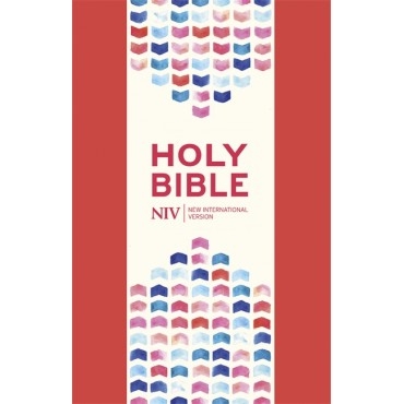 NIV Thinline Coral Pink Soft-Tone Bible With Zip