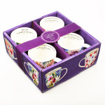 Seeds of Love - set of four Coffee Mugs