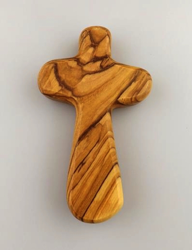 Olive Wood - Holding Cross (10.5 cm x 6 cm)