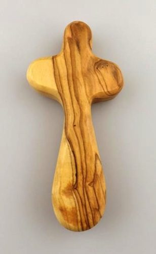 Holding Cross - Olive Wood (9.5 cm x 5 cm)