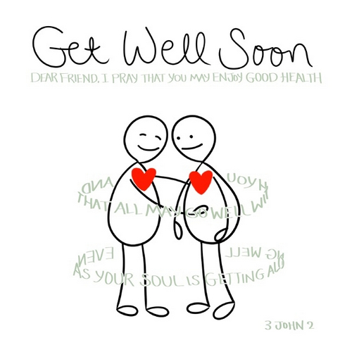 Greetings Card - Get Well Soon