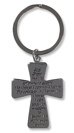 Serenity Cross Keychain