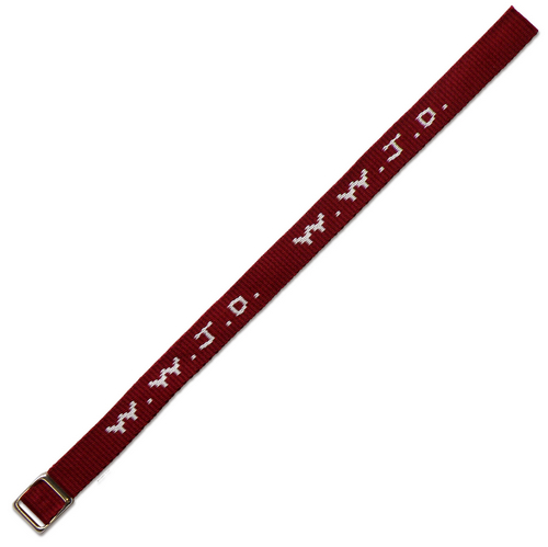 Bracelet - WWJD - Darkred