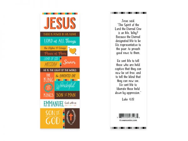 Bookmark - Names of Jesus