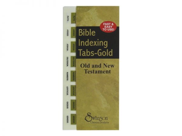 Bible Index Tabs - Gold