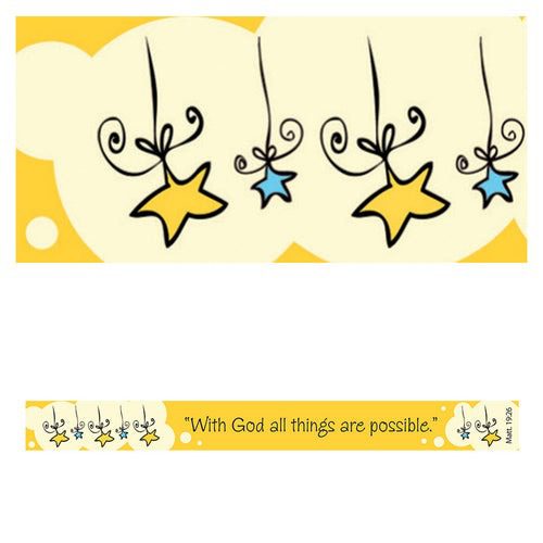 Magnetic strip - With God all things are possible