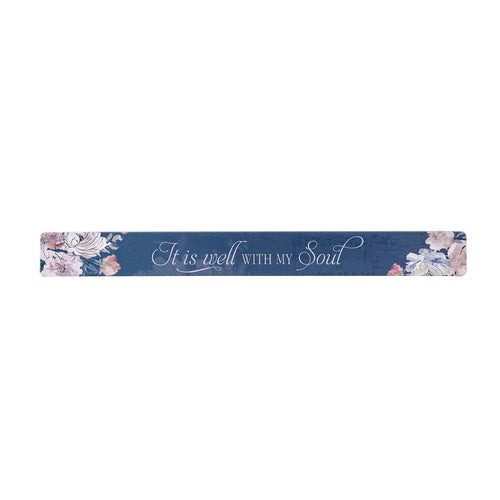 Magnetic strip - It is Well with My Soul Blue