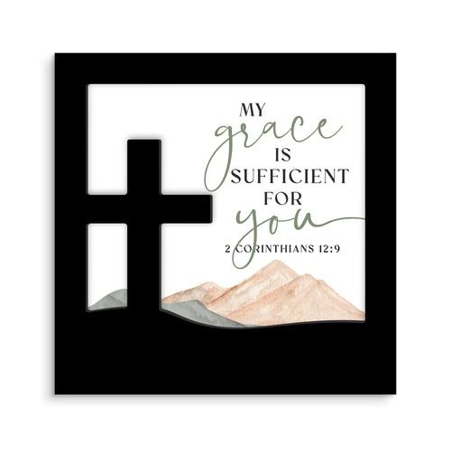 Wall decor ornate: My Grace Is Sufficient For You