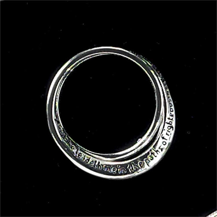 Ring - open flower - size: 6