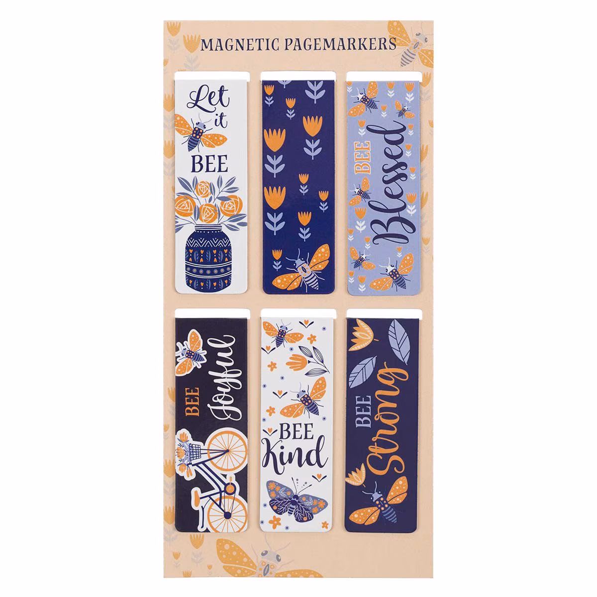 Let It Bee - Magnetisk bogmærke-sæt